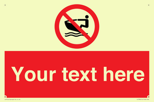 Custom No personal water craft